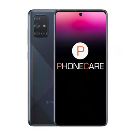 Begagnad Samsung Galaxy A71 128GB Pris Crush Black - Använt skick