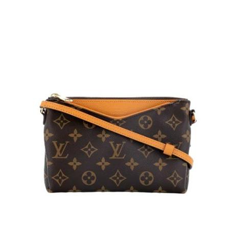Louis Vuitton Vintage Pre-ownedCanvaslouis-vuitton-Tass , Bruin , Dames , Maat: ONE Size Vintage Tassen