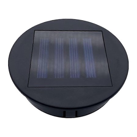 2 kpl Aurinkolamppujen varaosakansi lyhtyihin, vedenpitävät pyöreät aurinkolyhtyjen varaosat Acces-WELLNGS