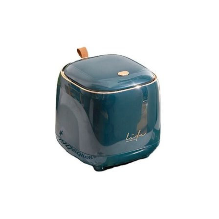 Ny lätt lyxig pressad skrivbords papperskorg dubbla lager soffbord bombskydd liten förvaringslåda 1 slumpmässig färg