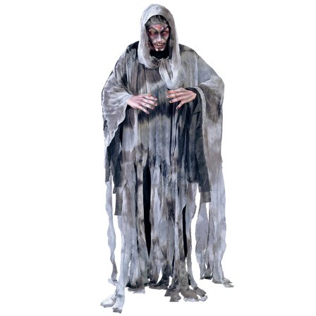 Mannen med Ljåen Grå Kostyme