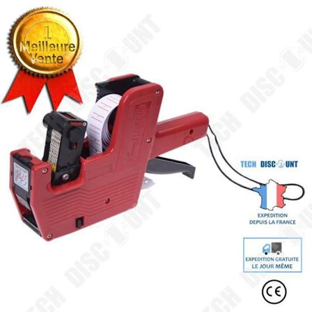 TD Etikettpistol genomskinlig och lätt utskrift kontorstillbehör etikettavdelningen arbete