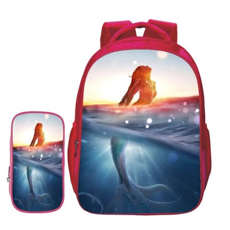 Den Lille Havfrue Skoletaske Piger Børn Skoletaske Disney Prinsesse