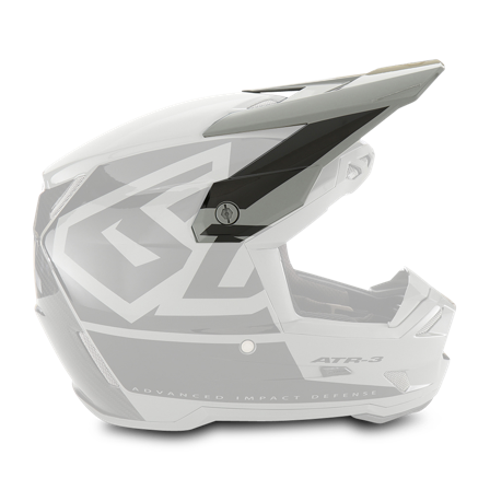 MX-Kypäränlippa 6D ATR-3 Hex Kiiltomusta Yksi koko