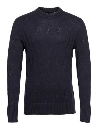 Onswillet Life Cable Crew Neck Knit Blue ONLY & SONS