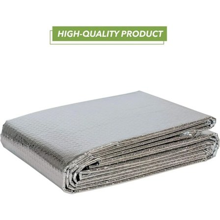 Termisk isoleringsfolie reflekterende folierulle energibesparende 5m x 60cm til tag og udestue