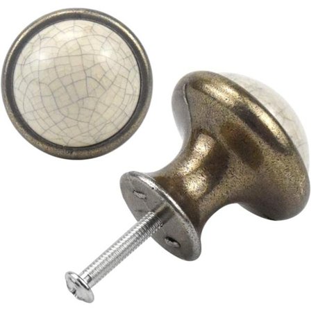 1 kpl Keramiikkalaatikon Vetolaatikonkahva, 33 mm Pyöreät Vetolaatikonnupit, Vintage