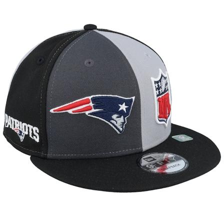 New Era - NFL Grau snapback Cap - New England Patriots 9FIFTY NFL Sideline 23 Gray/Charcoal/Black Snapback @ Hatstore