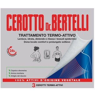 Bertelli Cerotto Termo-Attivo 3 Pezzi