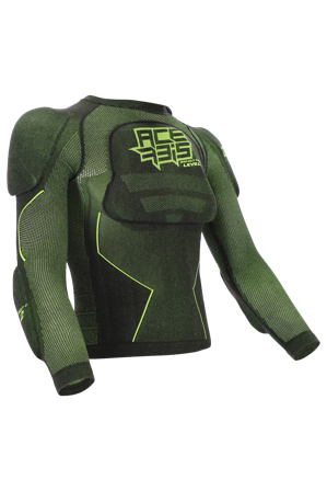 Chaqueta de protección Acerbis X-Fit Future Niño Negro/Amarillo L/XL