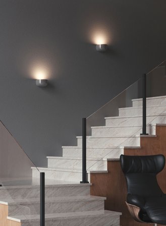 Bellhop vegglampe - grå