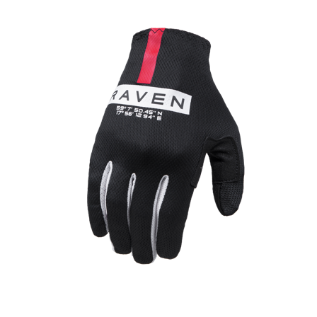 Motokrosové Rukavice Raven RV-One Černá M