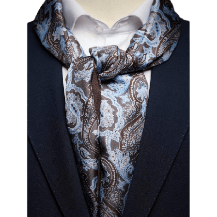 John Henric Wool & Silk Scarf Halsdukar scarves Herr Brun ONESIZE