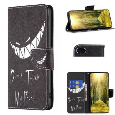 Plånboksfodral iPhone SE (2022) - Don ́t Touch My Phone
