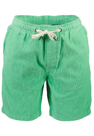 Lindbergh Corduroy Shorts Herr Grön XXL