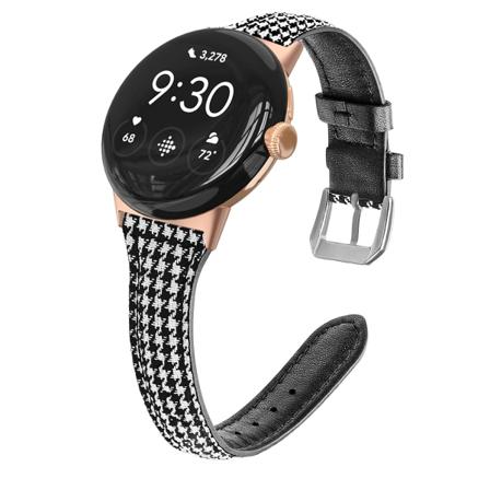 Klockarmband I Äkta Läder Flerfärgad Google Pixel Watch