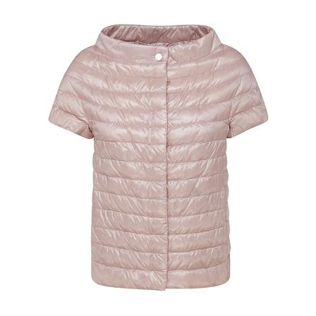 Herno Shortsleeved Puffer Jakke Pink, Dame