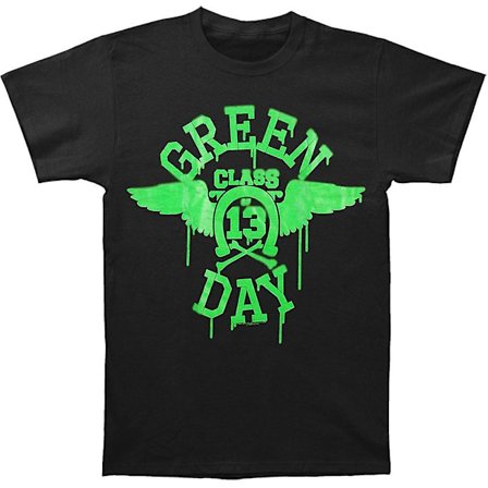 Green Day Neon Black T-shirt