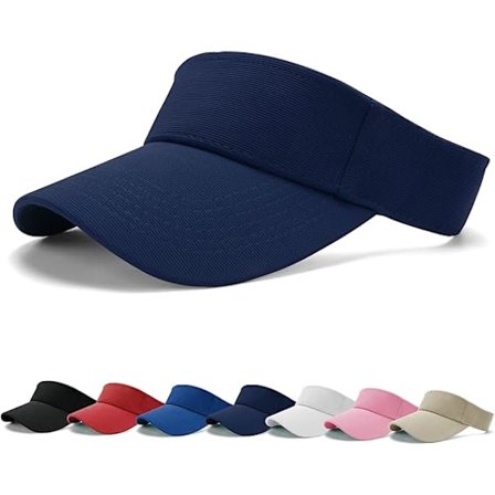 Solbeskyttelsescaps - Dame Ponytail Caps, Sports Utendørs Ensfarget Caps, Justerbar Twill Golf Tennis Caps for Menn [qb]