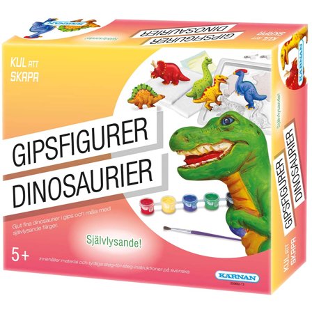 Kärnan Gipsfigurer Dinosaurier (5 år+)