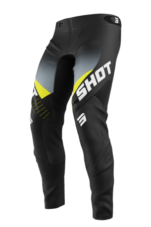 Pantaloni Motocross Shot Aerolite negru/gri 36