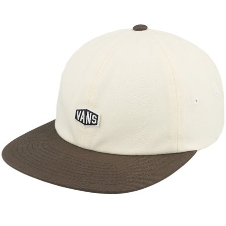 Vans - Beige snapback Keps - Hex Logo Jockey Coal Brown Strapback @ Hatstore