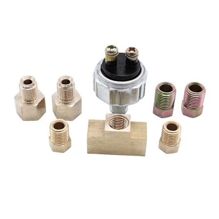 Hydraulisk bremselyskontakt In Line Bremselyskontaktsæt Fit 3/16 eller 1/4 tommer linje bilmodifikationstilbehør Dele