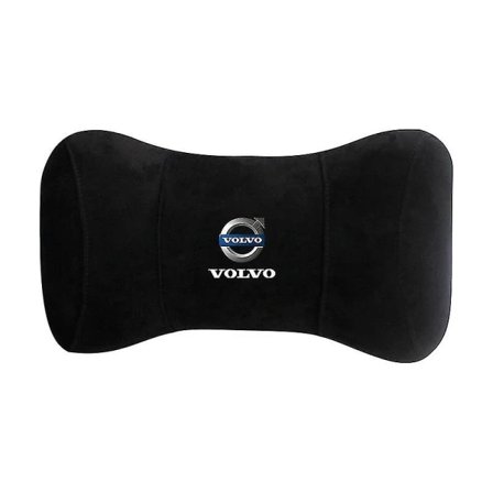 Passer til Volvo Hjortepude Pude Nakkepude Bil Cervikal Hvirvel Pude Sæde Sovende Pude Bil Sovende - STØRRELSE: sort