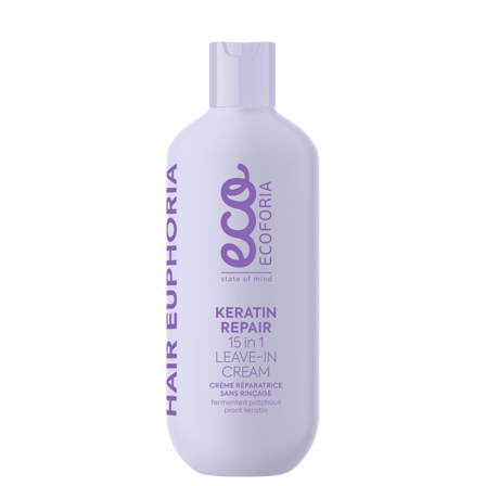 Ecoforia Hårmaske og leave-in hårkur med keratin 200 ml
