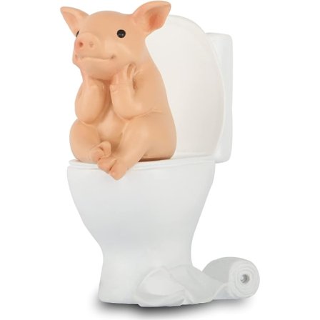 Gris Statue Mini Gris Statue, Resin Boligindretning, Lucky Animal Garden