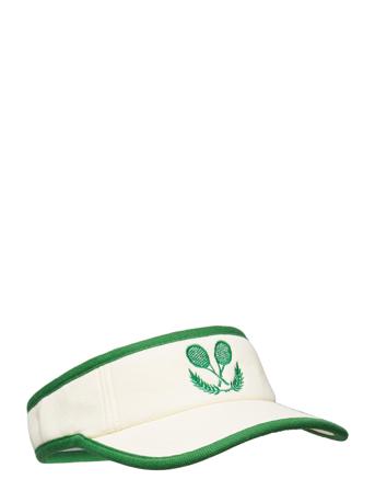 D1. Racquet Club Visor Accessories Headwear Caps Creme GANT