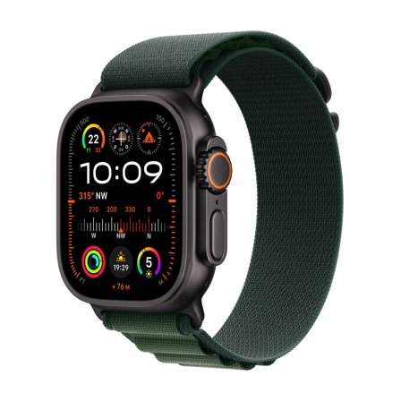 Apple Watch Ultra 2 49mm GPS+4G Titan Alpine Loop L Black/Green
