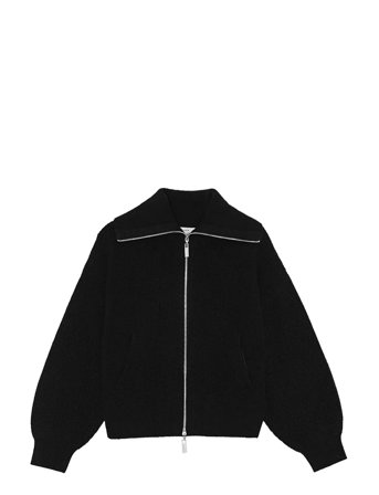 REMAIN Birger Christensen | Knitted Cropped Bomber | XS