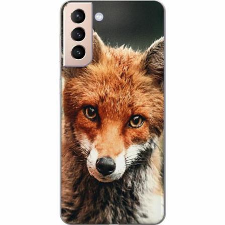 Samsung Galaxy S21 Genomskinligt Skal Rävens Valp