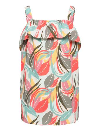 Nkfvinaya Flounce Strap Top Hhh T-shirt Ærmeløs Multi/mønstret Name It