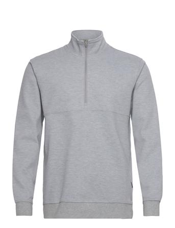 Onskodyl Reg 1/4 Zip Sweat Tops Sweat-shirts & Hoodies Sweat-shirts Grey ONLY & SONS