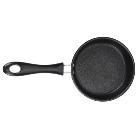 Mini stekepanne for tilberedning av ett egg, stekepanne for ett egg med non-stick overflate laget av førsteklasses matvaregodkjent rustfritt stål, 