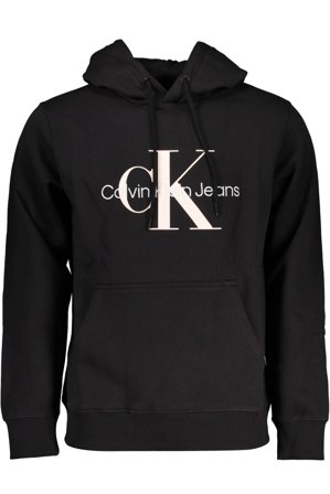 Calvin Klein Felpa Senza Zip Uomo Nero