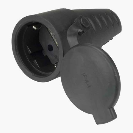 Skarvuttag med lock IP44