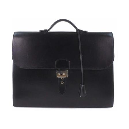 Hermès Vintage, Pre-owned Sac à dépêches Zwart, Heren, Maat:ONE Size,leer