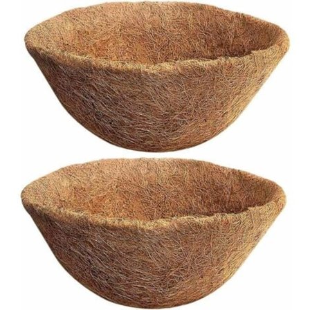 #QD# 2-pak naturlige kokosfiber blomsterpotter 35 cm hængekurv til blomsterpotter Kokosfiber erstatning til plantning