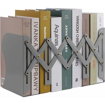 Metal Justerbare Bogstøtter, Heavy Duty Bogstøtter, Teleskopisk Bogstøtte til Kitc