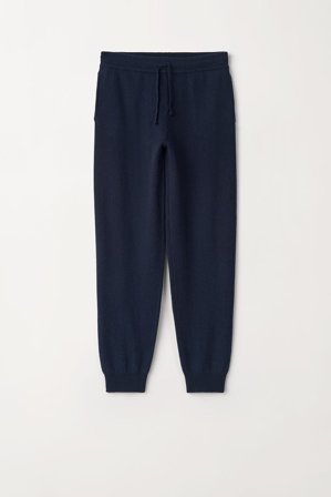 Soft Goat - Kids Joggers - Cashmere pants kids - 110/116 - Navy