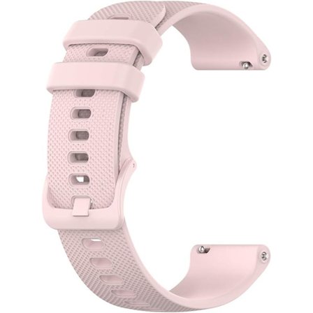 Rosa Silikonarmband, 22mm, Snabbspänne Flexibelt Silikon
