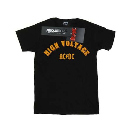 AC/DC Boys High Voltage Collegiate T-Shirt 12-13 år Svart