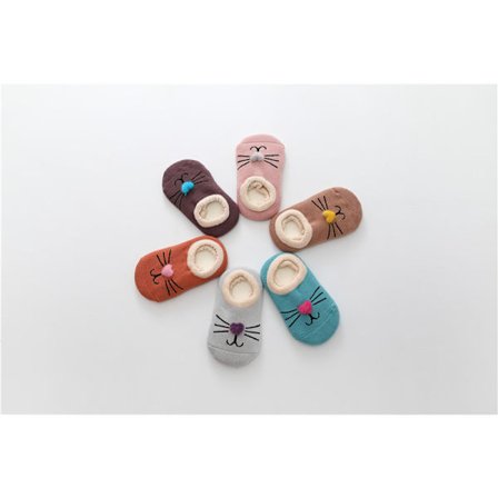 6 par baby barn strumpor pojkar flickor strumpor halkfria vinter varma söta Cotto