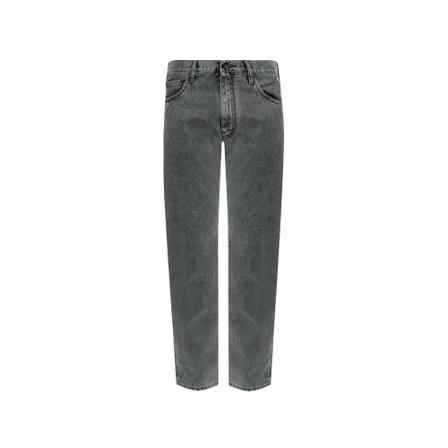 Off White, Slim fit jeans Grijs, Heren, Maat:W37