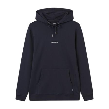 Les Deux Lens Hoodie Sweatshirt , Blauw , Heren , Maat: S
