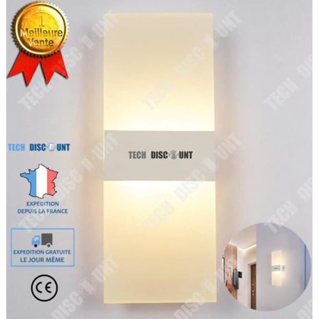 LED Taklampa - TD - Vägglampa - 7W - Varmvit - Modern Design