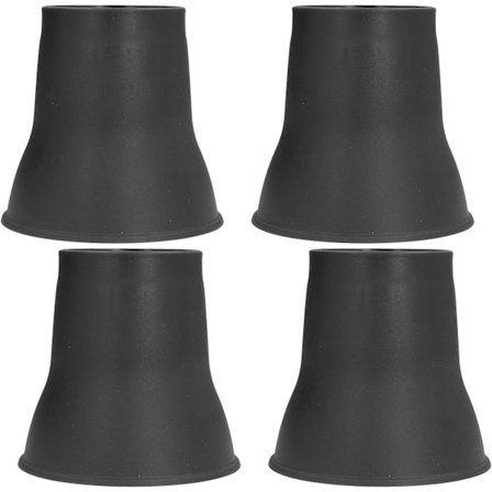 4 stk Møbelhevere, 6 tommer Runde Plast Bedhevere, Heavy Duty Bordhevere for Sofa Bed